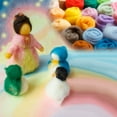 thumbnail image 4 of Jupean Needle Felting Kit, Wool Roving 40 Colors Set, 4 of 7