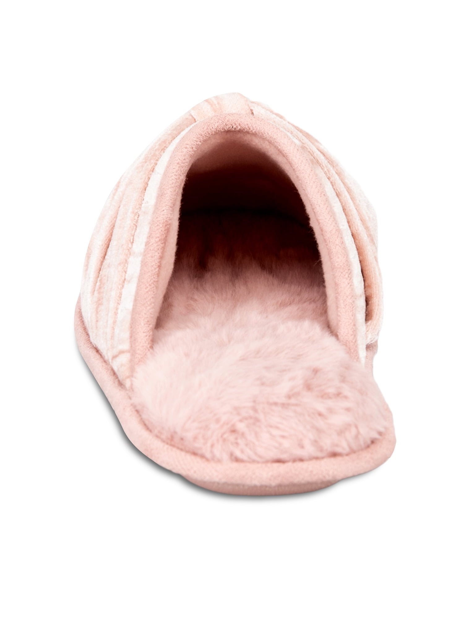 Jessica Simpson Velour Twisted Knot Slide-On Scuff Slipper