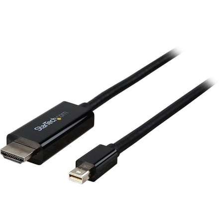 UPC: 0065030861144 | StarTech.com MDP2HDMM2MB Mini DisplayPort to HDMI Converter Cable – 6 ft (2m) – mDP to HDMI Adapter with Built-in cable – (M / M) Ultra HD 4K