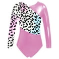thumbnail image 3 of TiaoBug Kids Girls 2 Piece Sport Active Dancewear Sparkly Gymnastics Leotards with Shorts Set Pink 10, 3 of 7
