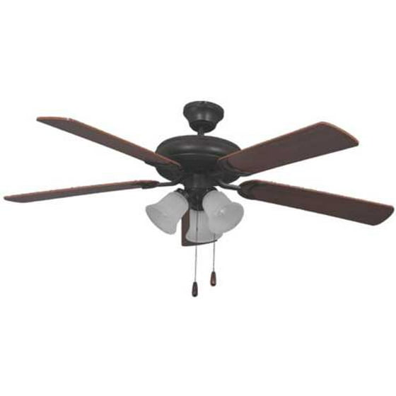 Bala 52 Dual Mount Ceiling Fan With 3 Light Kit Bronze