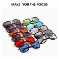 thumbnail image 3 of Gafas de sol Gafas de sol para hombre UV400 Gafas de sol retro Gafas de sol de montura gruesa modernas para hombre Gafas de sol para viajes al aire libre Playa, Marco de té Rebanadas de té dobles, 3 of 4