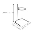 thumbnail image 2 of UPGRATOR 2Ud Soporte De Metal Para Café Soporte De Para Uso En Casa Color Negro, 2 of 8