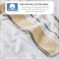 thumbnail image 3 of Luxurious Soft Cotton Decorative 6 Piece Towel Set, Gold / Grey., 3 of 6