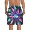thumbnail image 3 of Kll Colored Abstract Men'S Casual Summer Beach Shorts Hawaiian Shorts With Pockets-Xx-Large, 3 of 9
