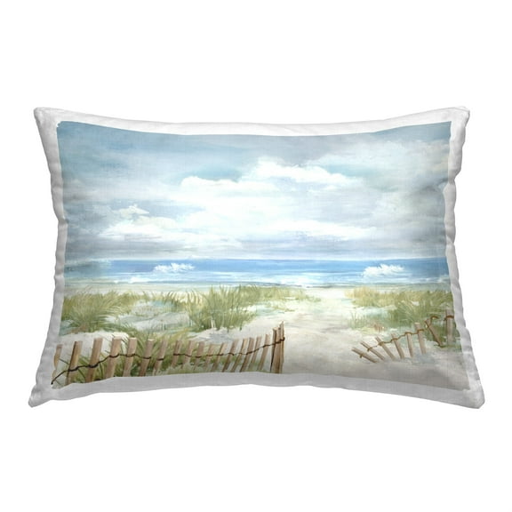 Stupell Industries On The Island Scenery Decorative Printed Throw Pillow, 14 x 20