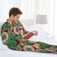 thumbnail image 6 of Sikiie Cactus 4 Mens Pajama Set, Soft Warm Long Sleeve Sleepwear, Cozy Button-Down Pjs for Men-Large, 6 of 7