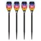 thumbnail image 1 of Luces solares parpadeantes para decoración de jardín, lámparas de pie impermeables de 1/2/4/6/8 piezas, 1 of 4