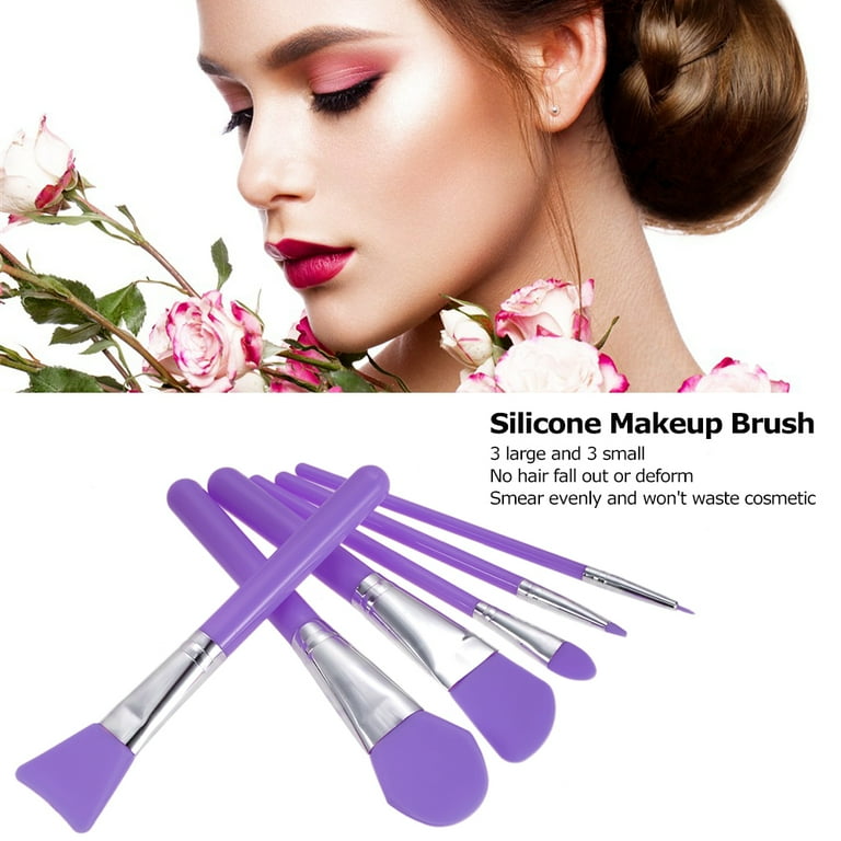 6Pcs Mini Portable With Box Eyelash Brush Eye Shadow Tool Makeup