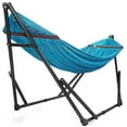 thumbnail image 2 of Tranquillo Universal 116" Double Hammock with Adjustable Stand and Bag, Sky, 2 of 12