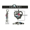 thumbnail image 3 of Sterling Silver "Mom & Me" Birthstones Pendant Necklace-Platinum Plated, 3 of 7