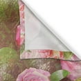 thumbnail image 3 of Ambesonne Shabby Flora Kitchen Curtains, Retro Flora Romance, 55"x45", Green Pink Pale Pink, 3 of 3