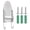 White, variant on Cosmug Ironing Board Hanger Wall Mount Storage Organizer Heat Resistant Electric Iron Holder with Cord Pocket Laundry Room Closet Door Hook Space Saver Rack