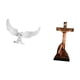 thumbnail image 5 of Escultura de ángel,Estatua de ángel para decoración del hogar,manualidades,color blanco,Estatua católica,Colección religiosa de la estatua de la Virgen María,Figura de la cruz de Jesús, 5 of 8