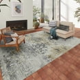thumbnail image 5 of Addison Rugs Indoor/ Outdoor Accord Modern Abstract Polyester Washable Rug New 5' x 7'6" - Beige Gold Charcoal, 5 of 5