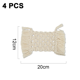 thumbnail image 2 of Posavasos bohemios de ratán y macramé | Juego de 4 posavasos bohemios para decoración de mesa, bonitos posavasos tejidos con absorbente plano, 2 of 5