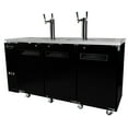 thumbnail image 3 of Heavy Duty Commercial 2 Tap Black Beer Dispenser (24" depth 72" length), 3 of 9