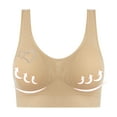 thumbnail image 2 of Fsgntruao Sports Bras for Women Plus Size No Underwire Push Up Bra Seamless Wireless Bralettes Ladies Traceless Comfortable No Steel Ring Breathable Gathering Underwear Everyday Bras, 2 of 6