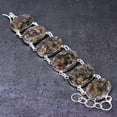 thumbnail image 2 of Natural Watermelon Tourmaline Gemstone 925 Sterling Silver Gift Bracelet 8", 2 of 2