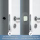 thumbnail image 4 of Whataatahia Topes de puerta Protector de pared Protector de tope Pomo de puerta Manija de puerta Parachoques Silenciador autoadhesivo Almohadilla de choque suave para oficina en casa, 4 of 5