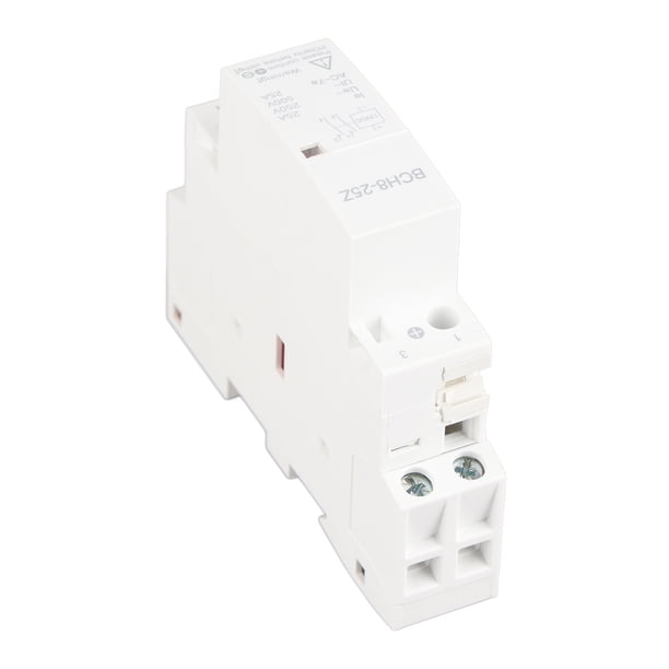 Contactor de Voltaje de CC, Contactor Domísico Din Rail, BCH8-25Z 2NO, Control de CA 25A