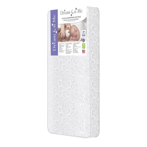 Evolur Dream On Me, 182 Ultra Coil Inner Spring Standard Crib & Toddler Mattress