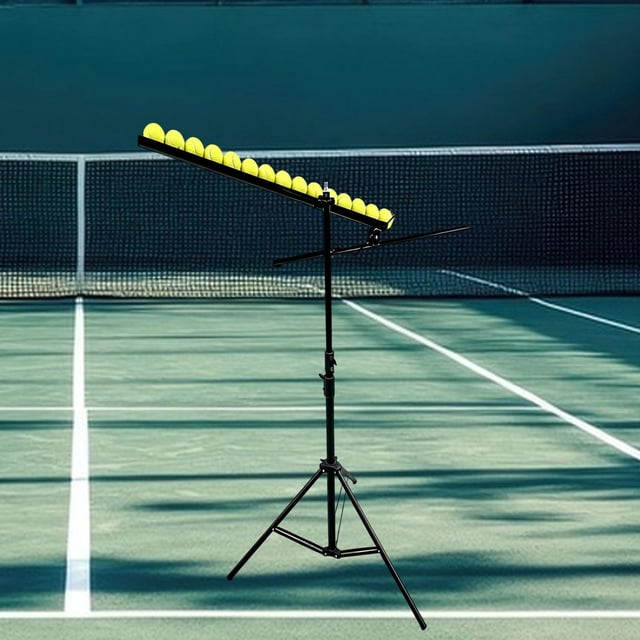 Ethern Tennis Ball Dropping Machine Easy to Install Adjustable Professional Lightweight