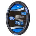 thumbnail image 4 of Plasticolor Ford Deluxe Series Universal Steering Wheel Cover, Black & Blue, 1 Pc, 1 lb, 4 of 7