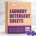 thumbnail image 1 of Láminas de detergente para ropa LANSIRY, 200 lavados, aroma a lavanda, 1 of 7