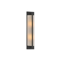 Carver 2-Light Wall Sconce in Matte Black