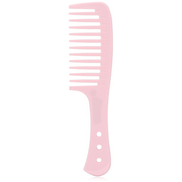 Peine para desenredar el cabello, dientes anchos, peine grande de peluquería, peine elegante para cabello largo