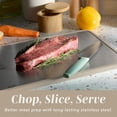 thumbnail image 2 of Cook With Color Dual Sided Cutting Board , Cream, 2 of 12