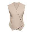 thumbnail image 2 of Sherrylily Women Waistcoat Vest Sleeveless Blazers V Neck Button Up Work Office Vests, 2 of 6