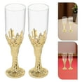 thumbnail image 2 of KALLORY Golden Plastic Church Decorative Goblets for Ceremonies and Weddings 12Pcs, 2 of 10