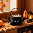 thumbnail image 5 of Sruoe Halloween Bag Halloween Gift Candy Bag Children's Candy Seeking Small Gift Pumpkin Bag Decorative Bucket H Basket, 5 of 6