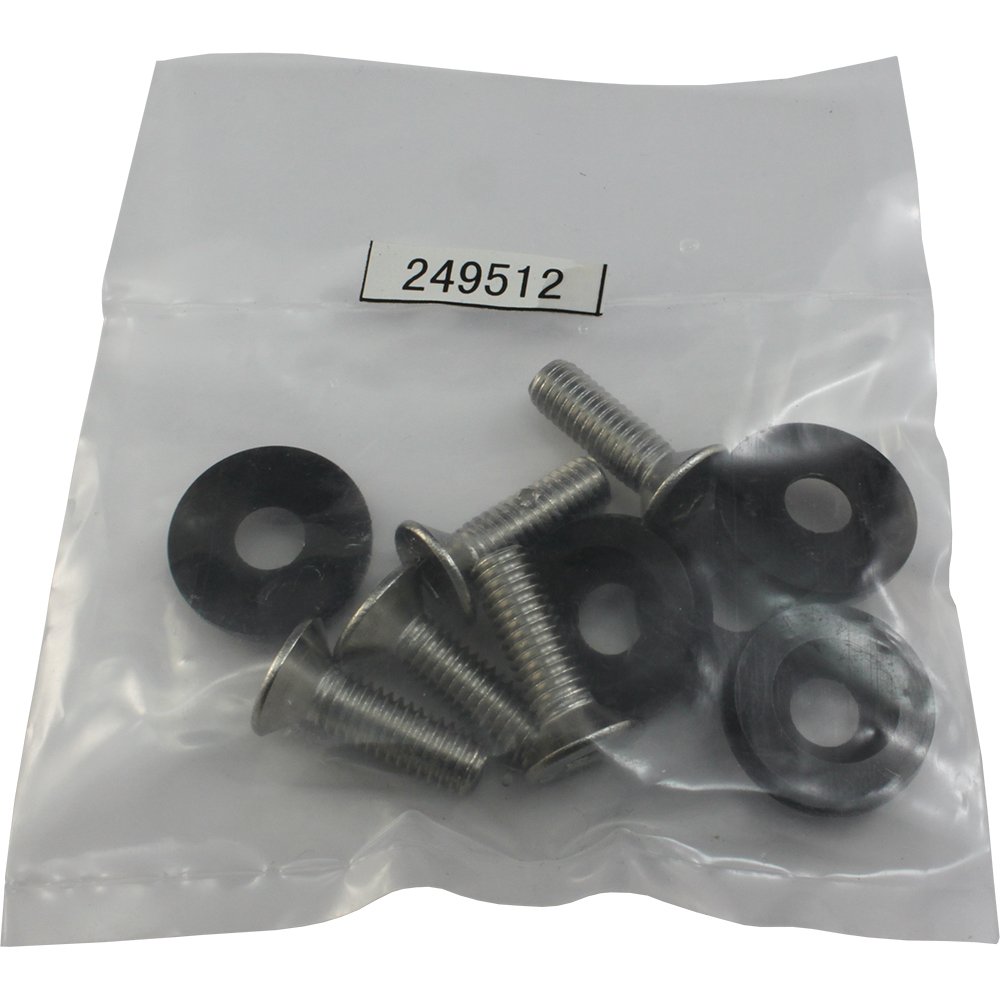 Honda Ruckus 10 Piece 6mm Bolt and Washer Dress Up Kit Black
