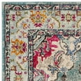 thumbnail image 4 of SAFAVIEH Monaco Toria Traditional Area Rug, Light Blue/Fuchsia, 6'7" x 9'2", 4 of 8