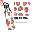thumbnail image 2 of ALAZA Strawberry Water Bottle Insulated Flask Stainless Steel Straw Lid 20 oz, 2 of 6