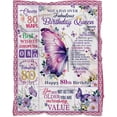 thumbnail image 1 of LHSHID 100th Birthday Gifts for Women 100th Birthday Blanket 100 Year Old Birthday Gifts for Granma Mom Wife Sister Birthday Gifts for Women Happy 100th Birthday Party Decorations 50x60in, 1 of 6