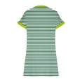 thumbnail image 5 of Kaemgyyd Dress for Women Casual Loose Crew Neck T Shirt Dress Soft Stripe Printing Short Sleeve Mini Tunic Dresses with Pockets, 5 of 6