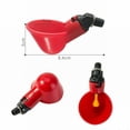 thumbnail image 2 of 10x Automatic Cups Water Feeder Drinker Chicken Waterer Poultry Chook Bird, 2 of 10