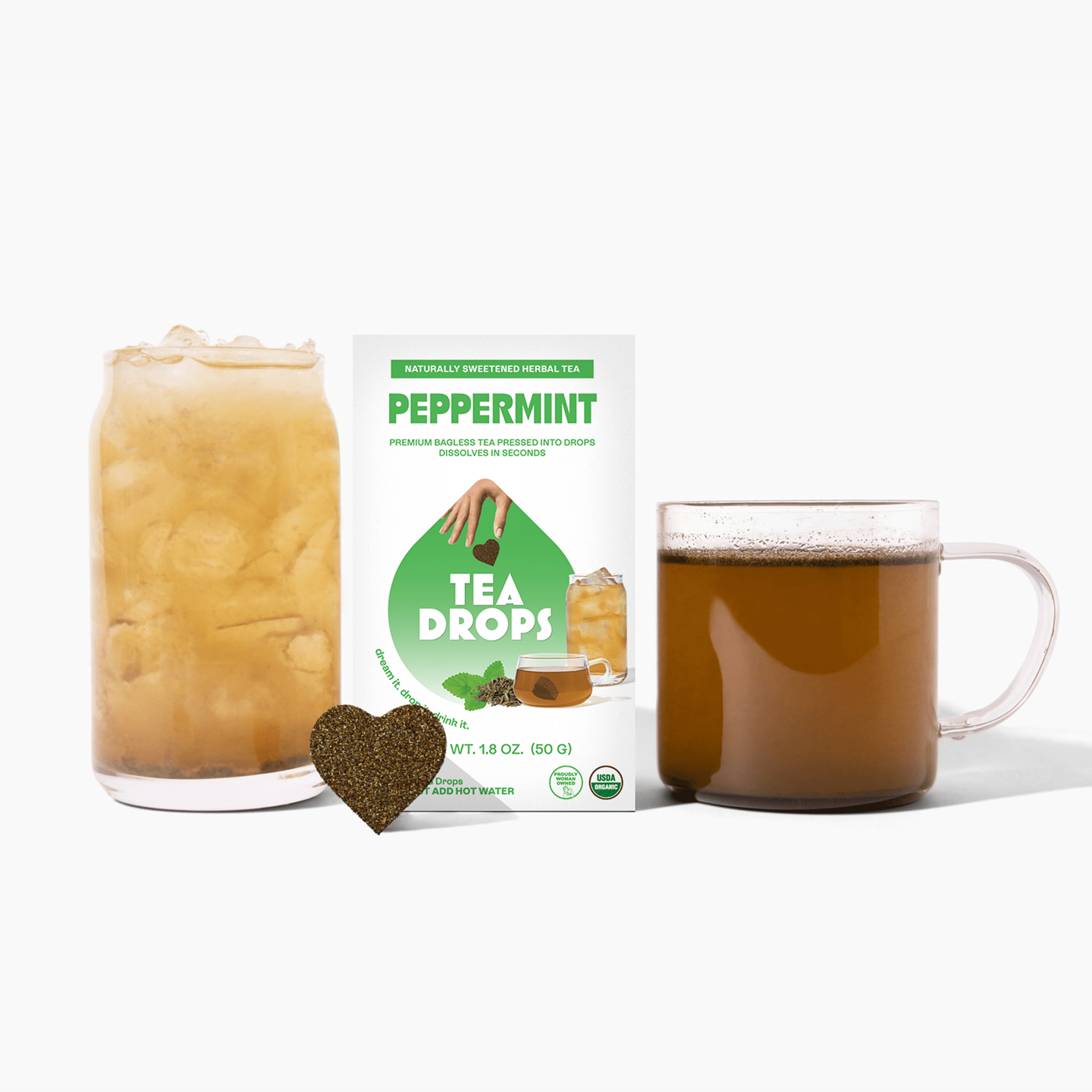 Tea Drops Sweet Peppermint Tea, 10 Count