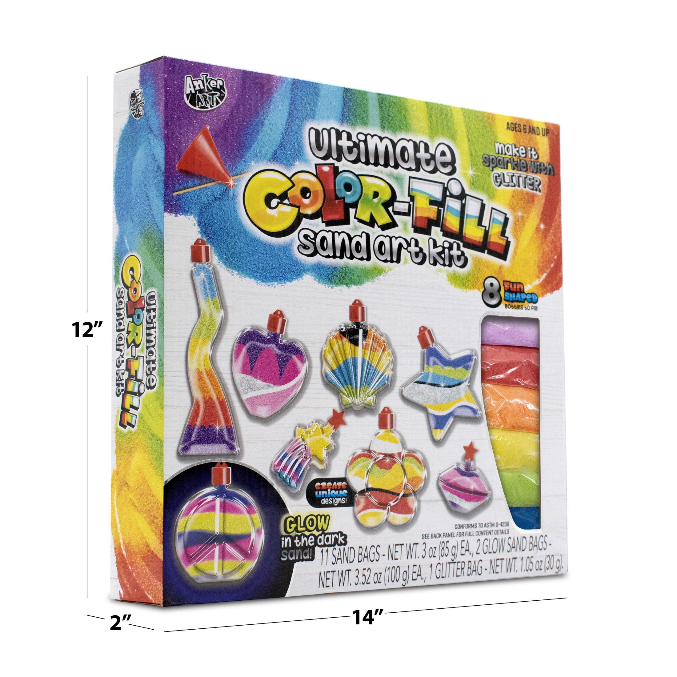 Anker Art Play Ultimate Color Fill Sand Art Kit, Children Unisex, Ages 6+