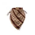 thumbnail image 2 of Native Bandana Scarf, Old American Motif, Maroon Beige Peach, by Ambesonne, 2 of 3