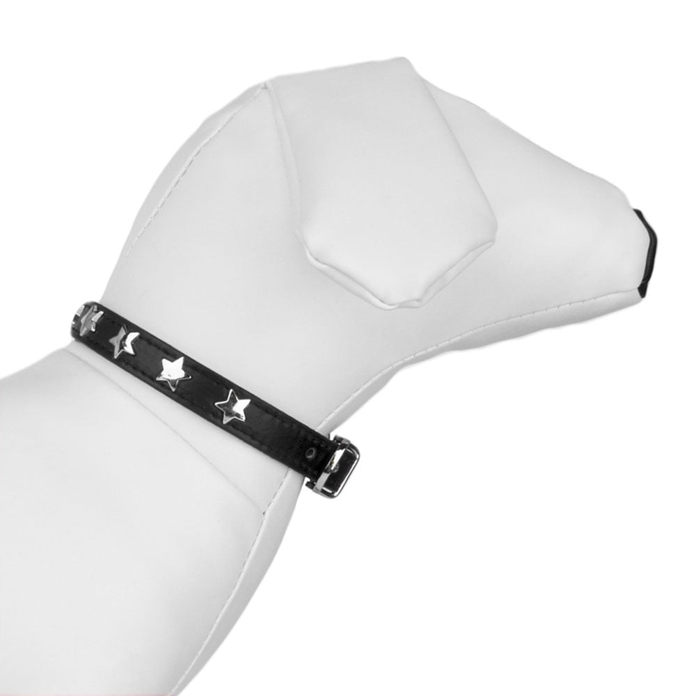 CUECUEPET Adjustable Dog Collar with Embellished Star Bling Charms [Multiple Sizes]