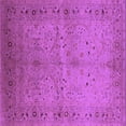 thumbnail image 1 of Ahgly Company Indoor Square Oriental Purple Industrial Area Rugs, 5' Square, 1 of 4