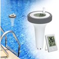 thumbnail image 1 of Wireless Floating Pool Thermometer with LCD Display - Compatible with Most Pools, Indoor Outdoor Use, 1 of 5