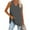 Dark Gray, variant on Sherrylily Summer Women V Neck Tank Tops Loose Casual Sleeveless Shirts Tunic Fashion Tops