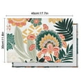 thumbnail image 6 of Tropical Pioneer Flower Pattern Summer Placemats Table Placemats Set Of 4-Linen Kitchen Washable Placemats Table Mats 11.8"x17.7" Non-Slip Heat Resistant, 6 of 6
