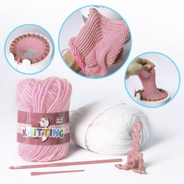  12 pcs Ergonomic Plastic Handle Crochet Knitting Needles Set  DIY Craft Yarn Weaving Tools for Crochet Enthusiasts to Make Socks, Hat,  Scarf, Bag, Cap (12 pcs)